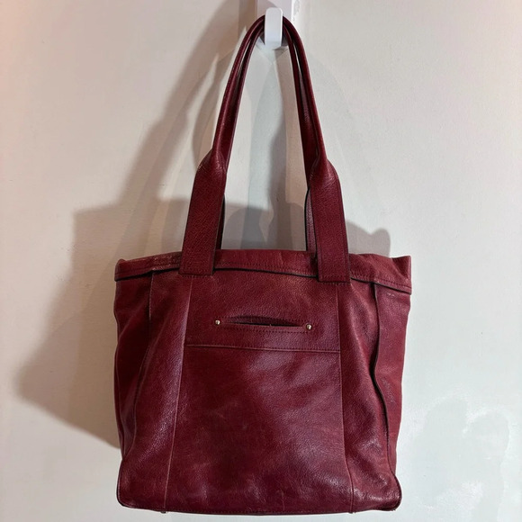 B MAKOWSKY Shoulder Bag Leather Leopard Print  Lining Magnetic Closure handbag - Picture 7 of 11